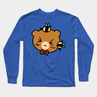 Bumble Bee bear Face Long Sleeve T-Shirt